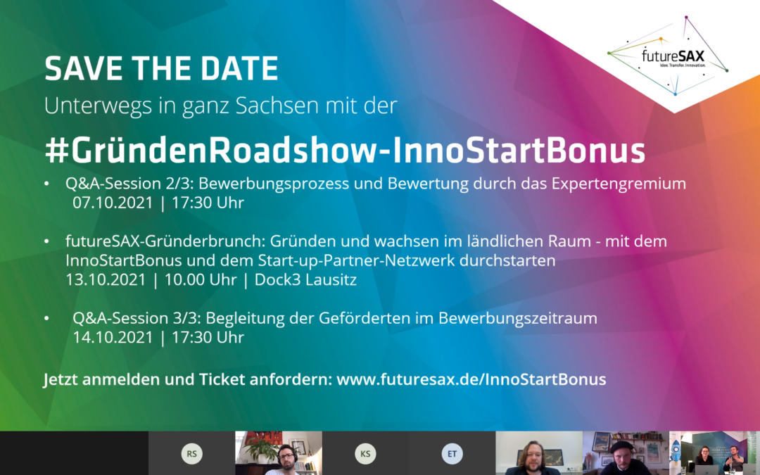 SMILE bei Roadshow-Event des InnoStartBonus von futureSAX