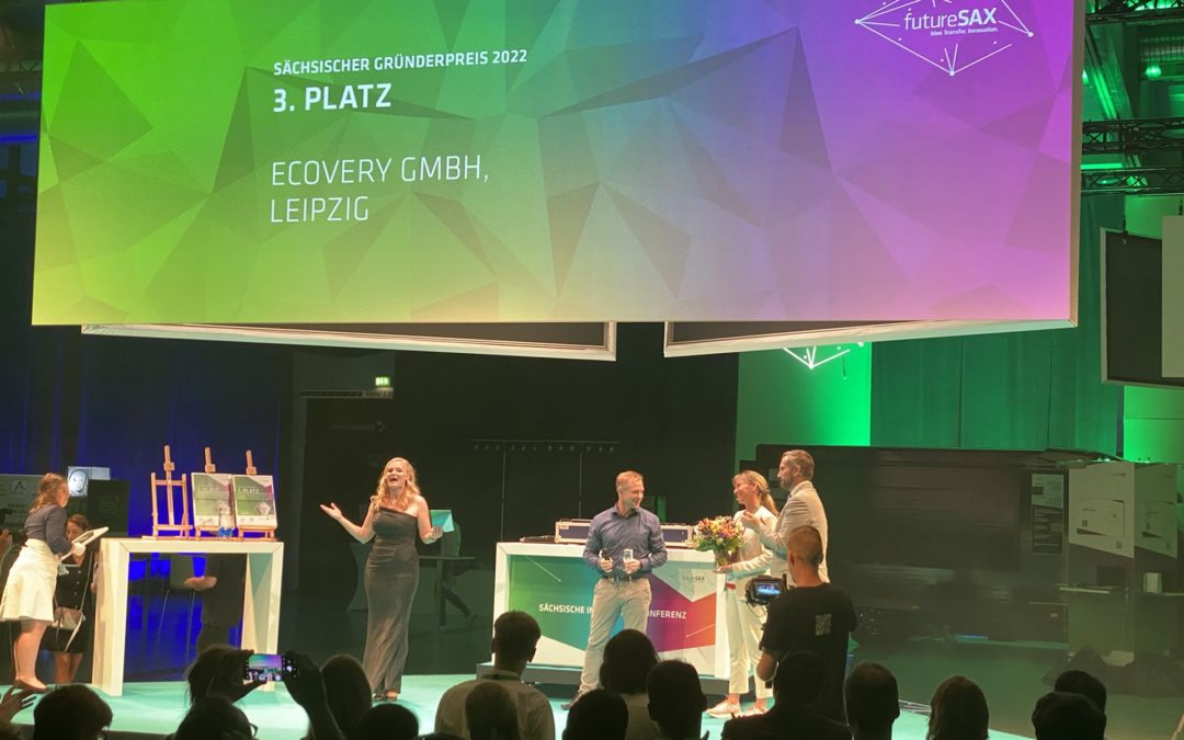 eCovery erfolgreich beim Sächsischen Gründerpreis 2022