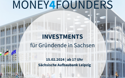 Money4Founders am 15.02. zum Thema INVESTMENTS