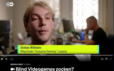 Blind Videogames zocken? Im aktuellen Beitrag der Deutschen Welle gibt das SMILE Startup AVOS – Inclusive Gaming Antworten!