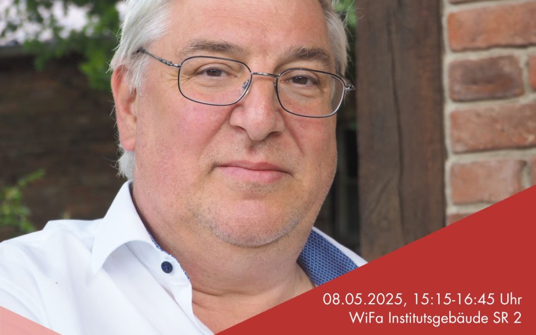 Einladung zum Praxistalk „Entrepreneurial Insights“ am 8. Mai mit PD Dr. Mark Lehmstedt