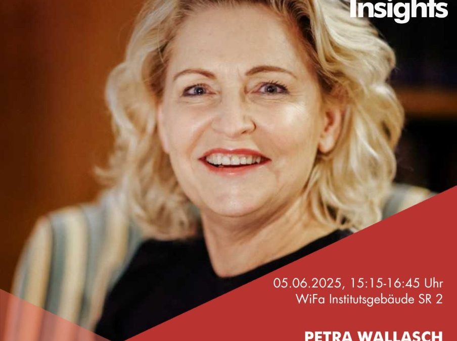 Einladung zum Praxistalk „Entrepreneurial Insights“ am 5. Juni mit Petra Wallasch